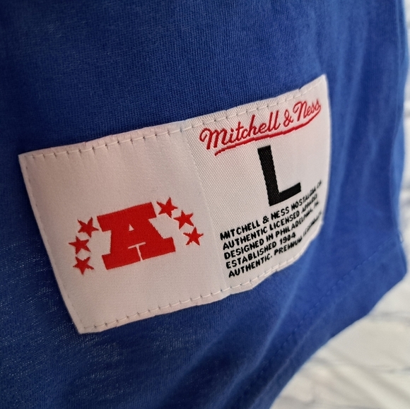 NWT Mitchell & Ness New England Patriots Franchise Player Henley Shirt NFL Large - Picture 6 of 15